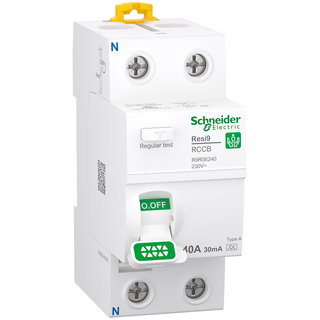 Schneider Resi9 RCD 2Pole 40A 30mA TypeA