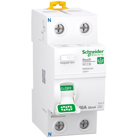 Schneider Resi9 RCD 2Pole 40A 30mA TypeA