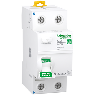 Schneider Resi9 RCD 2Pole 63A 30mA TypeA