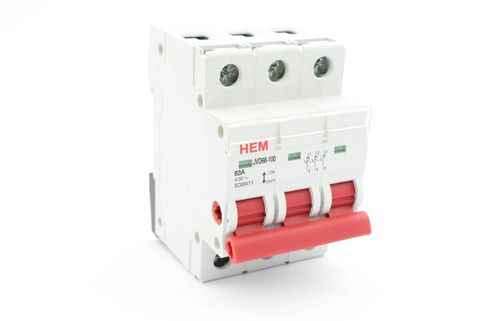 TANZINI MAIN ISOLATOR  SWITCH 3 POLE 63A