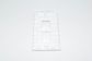 PDL 600 SERIES 2 GANG SWITCH PLATE WITHCOVER - WHITE