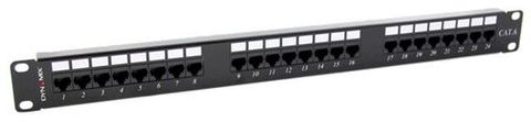 Cat6 UTP Patch Panel,  24 Ports, 19''