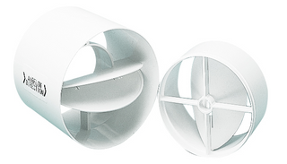 150mm PVC Inline Backdraught Shutter