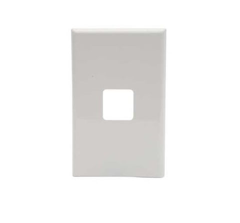 PDL 600 SERIES 1 GANG SWITCH PLATE WITHCOVER - WHITE