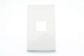 PDL 600 SERIES 1 GANG SWITCH PLATE WITHCOVER - WHITE