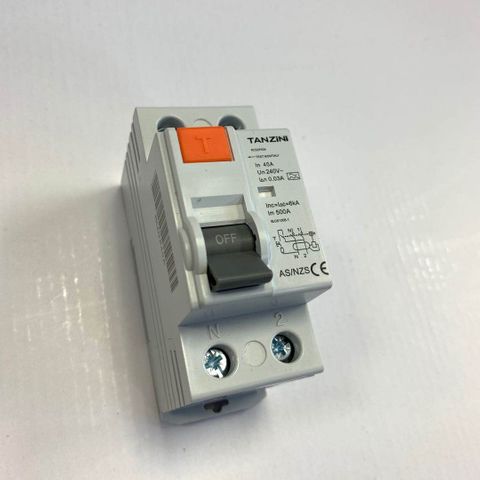 TANZINI RCD 40A TYPE A 2POLE 6KA