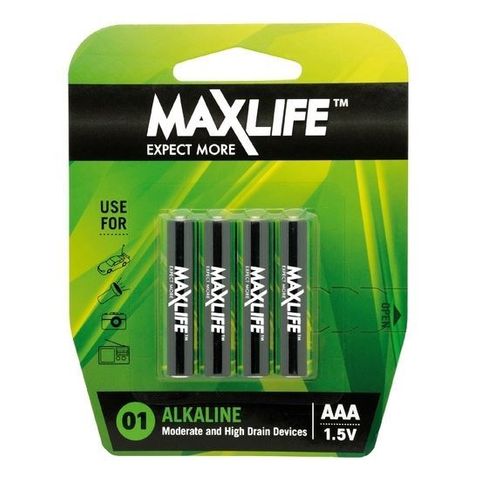 AAA Alkaline Battery 4 Pack