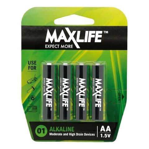 AA Alkaline Battery 4 Pack