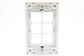 PDL 600 SERIES 6 GANG SWITCH PLATE WITHCOVER - WHITE