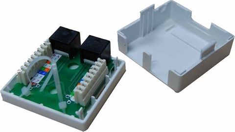 Cat5e Dual Port Floor Mount Terminal