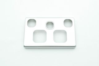 HEM DOUBLE POWERPOINT WITH EXTRA SWITCHPLASTIC COVER - HORIZONTAL/VERTICAL
