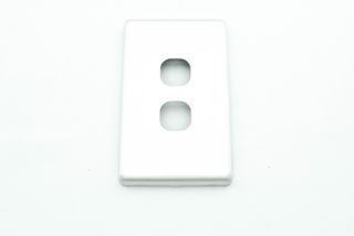 Aluminium Metal Cover for HEM/HQE TwoGang Switch