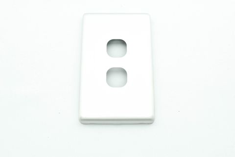 Aluminium Metal Cover for HEM/HQE TwoGang Switch