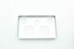 Aluminium Metal Cover for HEM/HQE DoublePowerPoint with extra switch