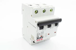 HEM D CURVE 25A MCB 6KA 3 POLE