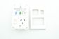 PDL RCD PROTECTED SINGLE VERTICAL SWITCHED SOCKET OUTLET - 10A, 30mA TRIP, WHITE