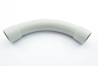 SOLID BEND FOR CONDUIT 32MM GREY