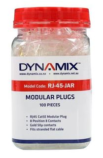 RJ-45 Plug 100pc Jar