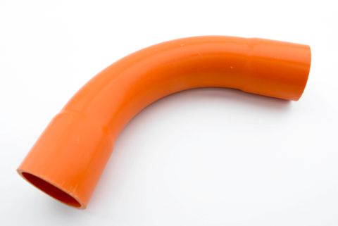 SOLID BEND FOR CONDUIT 40MM ORANGE