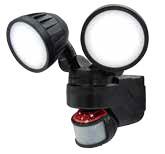 Trinity LED W/ PIR Security Spotlight (Black)