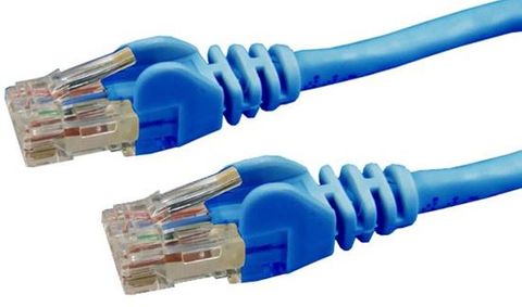 Cat6  UTP Blue Patch Lead