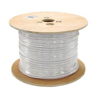 CAT5E Stranded FTP SHIELDED CABLE ROLL100MHz - White 305M