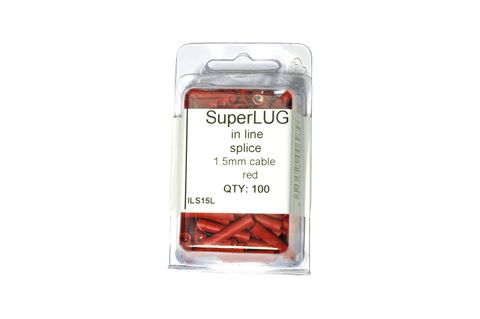 In-Line Splice Red 1.5mm Cable - 100pcs