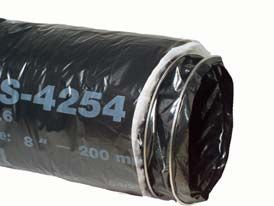 200mm UNILOK Flexible Ducting - FR1 Insulated R0.6 Ducting
