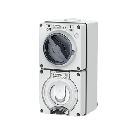 56Series Kripal SWITCHED SOCKET 3 PIN 10A IP66