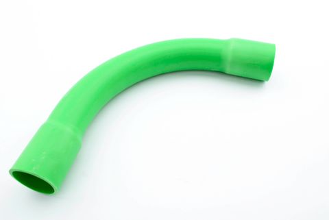 20MM GREEN PVC BEND FOR CHORUS APPROVED