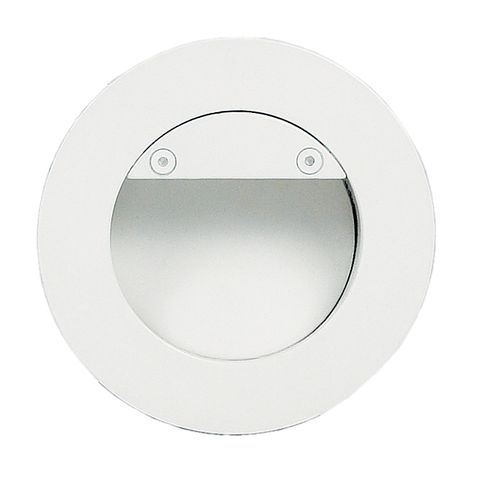 Recessed Round LED Deflector Step Light