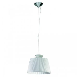 Large Ribbed Single Shade Pendant