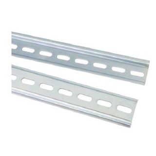 Aluminium Din Rail Slotted- 1 metre leng