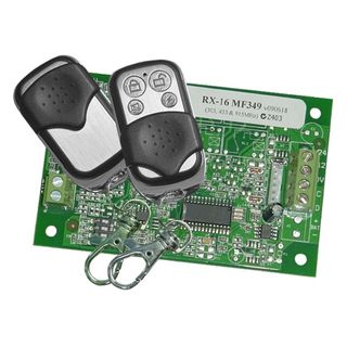 2 x 4 Button 433Mhz Remotes and a RX-16MF349 (83725100)