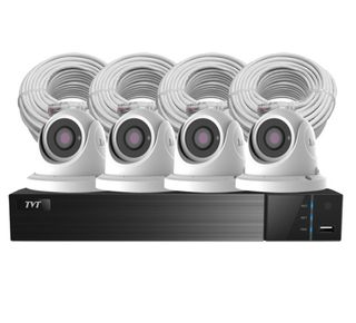4 Channel NVR  4x 3.6mm 1080P dome 4MP cameras  4x CAT5/6 cable (2m lan cable) &