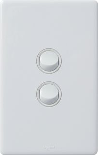 Excel Life™ Dedicated Plate - 2 Gang Switch, 16A