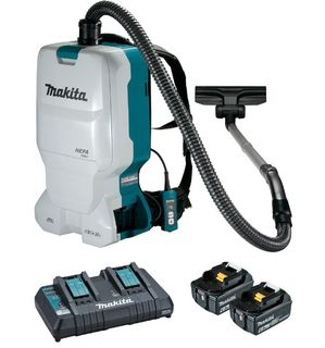 BACK PACK - MAKITA 18V×2 BATTERY VACUUM KIT 6 LTR