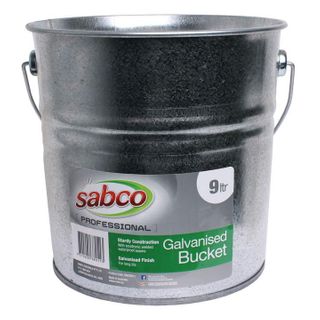 BUCKET GALVANISED 9LT