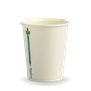 BIOCUP 8oz GREEN LINE SINGLE WALL CUP 80MM  CARTON 1000