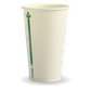 BIOCUP 12OZ GREEN LINE SINGLE WALL CUP 80MM CARTON 1000