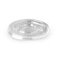 BIOCUP 90MM 12-22oz CLEAR PLA FLAT SLOT LID FOR PAPER CUP CTN1000