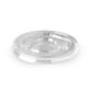 BIOCUP 90MM 12-22oz CLEAR PLA FLAT SLOT LID FOR PAPER CUP CTN1000