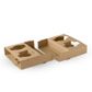 BIOCUP 2 & 4 CUP PAPER TRAY CARTON OF 100