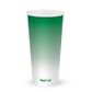 BIOCUP 22oz GREEN COLD PAPER CUP CARTON OF 1000