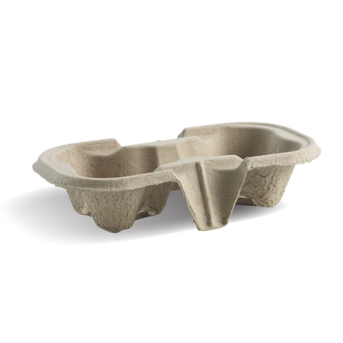 BIOCUP 2 CUP PULP TRAY CARTON OF 500