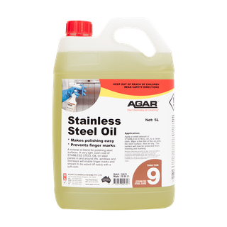 AGAR STAINLESS STEEL OIL 5 LTR