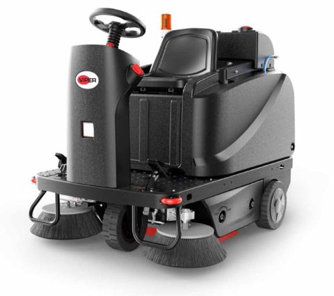 NILFISK VIPER ROS1300 RIDE ON SWEEPER