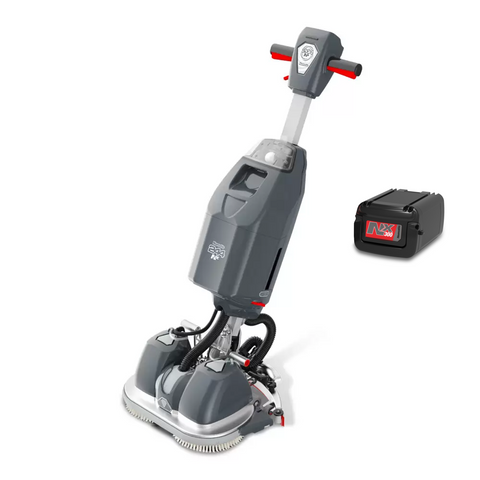 NUMATIC 244NX COMPACT BATTERY SCRUBBER DRYER INCLUDING BATTERY
