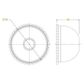 BIOCUP 300-700ML DOME 22MM HOLE CLEAR LID CARTON 1000