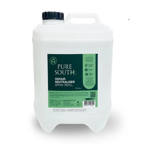 PURE SOUTH ODOUR ELIMINATOR SPRAY 10LT REFILL
